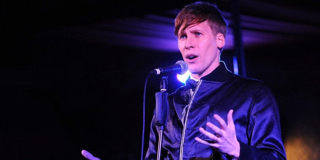 LOS ANGELES, CA - OCTOBER 19: Screenwriter Dustin Lance Black attends 'An Evening Under The Stars' benefiting The L.A. Gay & Lesbian Center at a private residency on October 19, 2013 in Los Angeles, California. (Photo by Angela Weiss/Getty Images for The LA Gay & Lesbian Center)