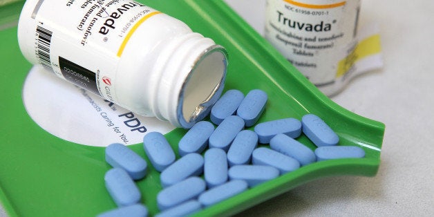 SAN ANSELMO, CA - NOVEMBER 23: Bottles of antiretroviral drug Truvada are displayed at Jack's Pharmacy on November 23, 2010 in San Anselmo, California. A study published by the New England Journal of Medicine showed that men who took the daily antiretroviral pill Truvada significantly reduced their risk of contracting HIV. (Photo Illustration by Justin Sullivan/Getty Images)