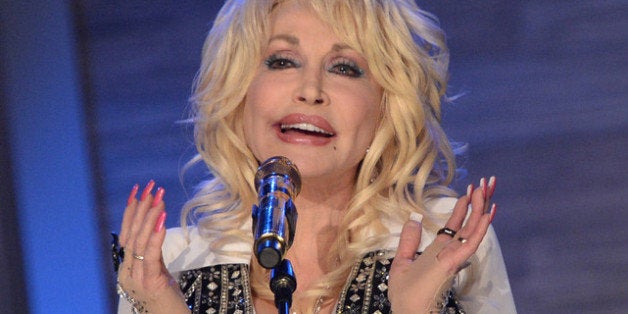 NASHVILLE, TN - APRIL 27: (EXCLUSIVE COVERAGE) Dolly Parton performs during Dolly Parton Q Sessions featuring 'Blue Smoke' QVC Presents A Night In Nashville With Dolly Parton - Show at NorthStar Studios on April 27, 2014 in Nashville, Tennessee. (Photo by Rick Diamond/Getty Images for Webster PR)