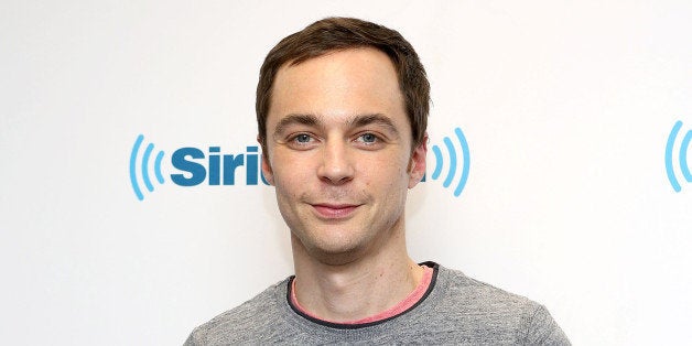 NEW YORK, NY - MAY 08: (EXCLUSIVE COVERAGE) Actor Jim Parsons visits at SiriusXM Studios on May 8, 2014 in New York City. (Photo by Robin Marchant/Getty Images)