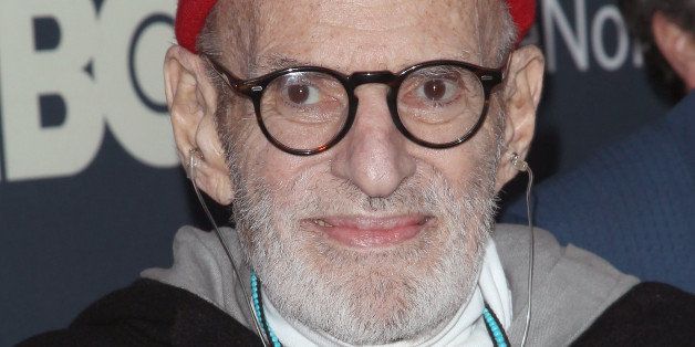 NEW YORK, NY - MAY 12: Playwright Larry Kramer attends 'The Normal Heart' New York Screening at Ziegfeld Theater on May 12, 2014 in New York City. (Photo by Jim Spellman/WireImage)