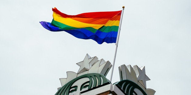 Starbucks Raises Gay Pride Flag Over Seattle Headquarters (PHOTOS) |  HuffPost