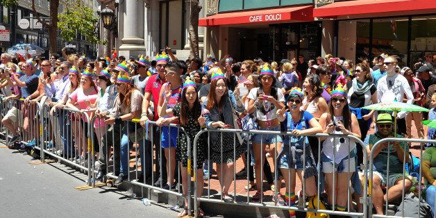 SAN FRANCISCO, CA - JUNE 29: Atmosphere at San Francisco Pride Day on June 29, 2014 in San Francisco, California. (Photo by Steve Jennings/Getty Images for Netflix)