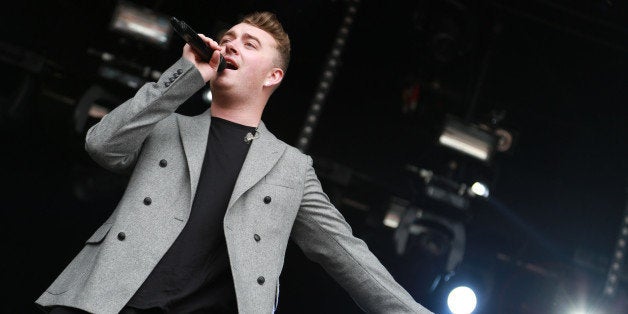 DUBLIN, IRELAND - JULY 19: Sam Smith performs at the Longitude festival, Marlay Park, Dublin at Marley Park on July 19, 2014 in Dublin, Ireland. (Photo by Debbie Hickey/WireImage)