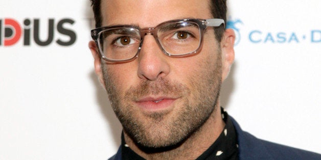 Actor Zachary Quinto attends a screening of "Supermensch: The Legend of Shep Gordon" on Thursday, May 29, 2014, in New York. (Photo by Andy Kropa/Invision/AP)