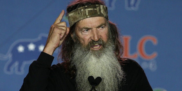 NEW ORLEANS, LA - MAY 29: Reality TV personality Phil Robertson speaks during the 2014 Republican Leadership Conference on M