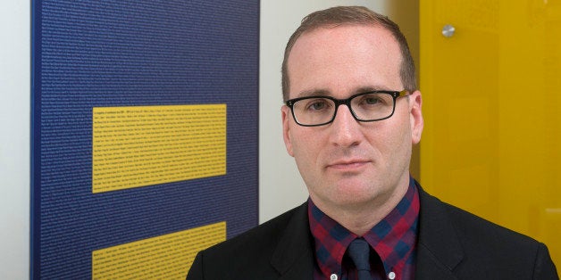 WASHINGTON, DC - OCTOBER 28: Chad Griffin, 40, president of the Human Rights Campaign, sits for a First Person portrait taken at the HRC headquarters in Washington, D.C. on Oct. 28, 2013. (Photo by Joshua Yospyn/For The Washington Post via Getty Images)