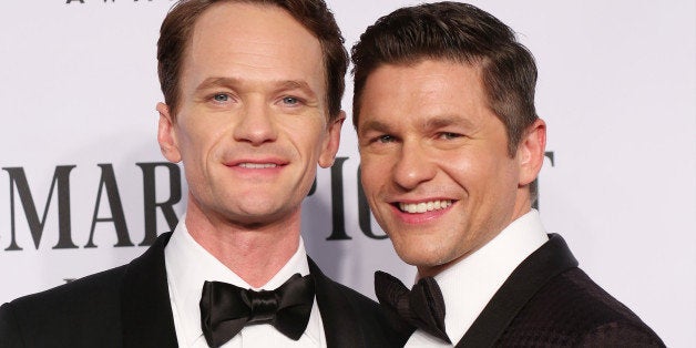 NEW YORK, NY - JUNE 08: Neil Patrick Harris and David Burtka attend American Theatre Wing's 68th Annual Tony Awards at Radio City Music Hall on June 8, 2014 in New York City. (Photo by Walter McBride/Getty Images)