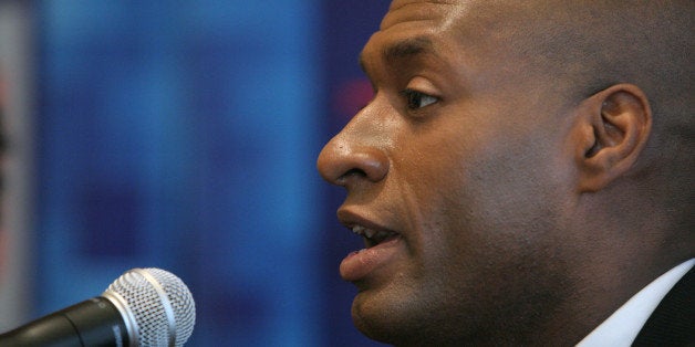 NEW YORK - OCTOBER 14: Op-Ed columnist for The New York Times Charles Blow speaks during Time Warner's Political Conference 2008 at the Time Warner Center on October 14, 2008 in New York City. (Photo by David S. Holloway/Getty Images for Turner)