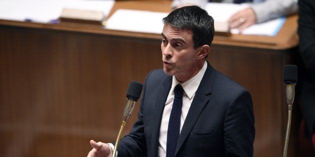 French Prime minster Manuel Valls speaks during the questions to the government session on October 14, 2014 at the National Assembly in Paris. AFP PHOTO /MARTIN BUREAU (Photo credit should read MARTIN BUREAU/AFP/Getty Images)