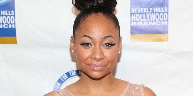 BEVERLY HILLS, CA - NOVEMBER 11: Actress Raven-Symone attends the 23rd Annual NAACP Theatre Awards at Saban Theatre on November 11, 2013 in Beverly Hills, California. (Photo by Imeh Akpanudosen/Getty Images)