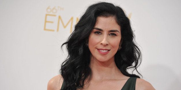 Sarah Silverman arrives at the 66th Annual Primetime Emmy Awards at the Nokia Theatre L.A. Live on Monday, Aug. 25, 2014, in Los Angeles. (Photo by Richard Shotwell/Invision/AP)