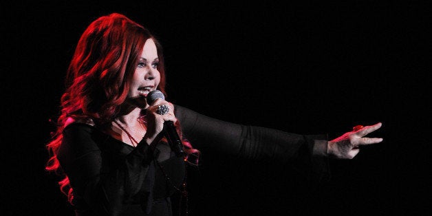 Kate Pierson of The B 52s performs at the Seminole Hard Rock Hotel and Casinos' Hard Rock Live on August 23, 2012 in Hollywood, Fla. (Photo by Jeff Daly/Invision/AP