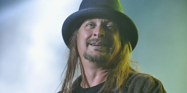 LOUISVILLE, KY - OCTOBER 05: (FOR EDITORIAL USE ONLY) Kid Rock performs during the 2014 Louder Than Life Festival at Champions Park on October 5, 2014 in Louisville, Kentucky. (Photo by Stephen J. Cohen/Getty Images)