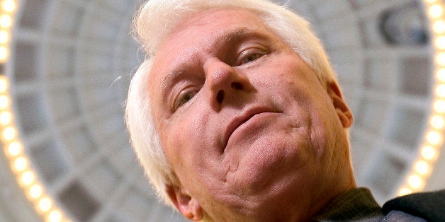 ** ADVANCE FOR WEEKEND OF FEB. 17-18 **Former Boise Minister Bryan Fisher stands with the Idaho Statehouse dome high above inside the rotunda Thursday afternoon, Feb. 15, 2007 in downtown Boise, Idaho. Fischer is a conservative Christian lobbyist for the Idaho Values Alliance which he started in 2005. Fischer is among a fervent corps of religious-minded lobbyists in statehouses across America extending their work beyond traditional "values issues" such as abortion or gay marriage. (AP Photo/Troy Maben)