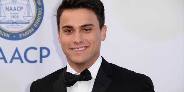 Actor Jack Falahee attends the 46th NAACP Image Awards at the Pasadena Civic Auditorium in Pasadena, California February 6, 2