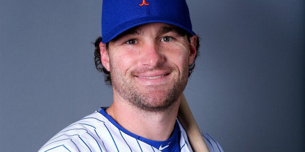 PORT ST. LUCIE, FL - FEBRUARY 28: Daniel Murphy #28 of the New York Mets poses for a portrait on February 28, 2015 at Tradit