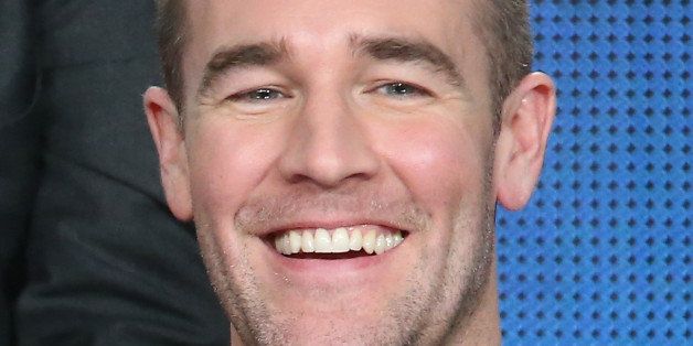 PASADENA, CA - JANUARY 12: Actor James Van Der Beek speaks onstage during the 'CSI: Cyber' panel as part of the CBS/Showtime 2015 Winter Television Critics Association press tour at the Langham Huntington Hotel & Spa on January 12, 2015 in Pasadena, California. (Photo by Frederick M. Brown/Getty Images)