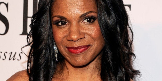 Actress Audra McDonald arrives at the 68th annual Tony Awards at Radio City Music Hall on Sunday, June 8, 2014, in New York. (Photo by Charles Sykes/Invision/AP)