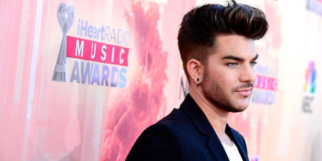 LOS ANGELES, CA - MARCH 29: Singer Adam Lambert attends the 2015 iHeartRadio Music Awards which broadcasted live on NBC from
