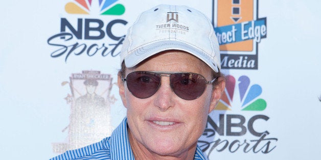 PALOS VERDES ESTATES, CA - SEPTEMBER 29: Bruce Jenner arrives for Ryan Sheckler's 7th Annual Celebrity Golf Tournament at Trump National Golf Course on September 29, 2014 in Palos Verdes Estates, California. (Photo by Gabriel Olsen/Getty Images)