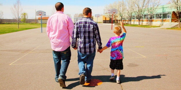 Happy, fun, bright & colorful springtime family-style images from our LGBTQ families photography session for TheNextFamil