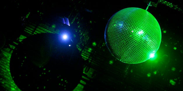 NEW YORK, NY - DECEMBER 19: A general view of a disco ball as Deer Tick performs at Brooklyn Bowl on December 19, 2012 in New York City. (Photo by Mike Lawrie/Getty Images)