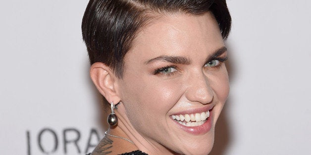 NEW YORK, NY - JUNE 11: Ruby Rose attends the 'Orangecon' Fan Event at Skylight Clarkson SQ. on June 11, 2015 in New York City. (Photo by Jamie McCarthy/Getty Images)