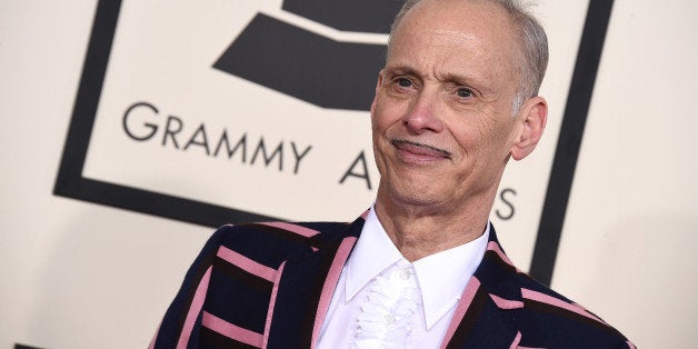 John Waters arrives at the 57th annual Grammy Awards at the Staples Center on Sunday, Feb. 8, 2015, in Los Angeles. (Photo by Jordan Strauss/Invision/AP)