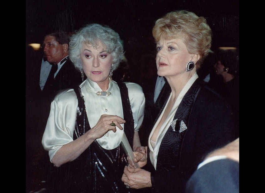 Bea Arthur and Angela Lansbury