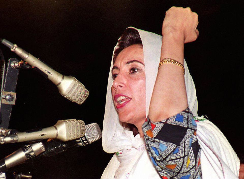 1. Benazir Bhutto