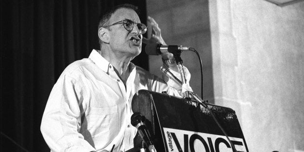 NEW YORK - JUNE 6: Larry Kramer at Village Voice AIDS conference on June 6, 1987 in New York City, New York. (Photo by Cather