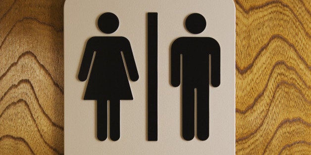 Unisex restroom sign