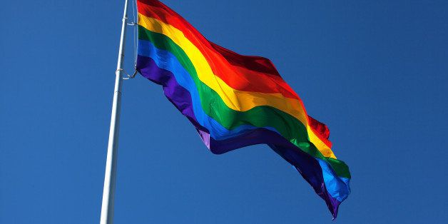 Rainbow flag in Castro San Francisco California