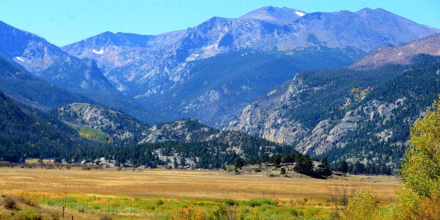 ESTES PARK, CO - SEPTEMBER 25: Tourists enjoy walking along a trail near Moraine Park in Rocky Mountain National Park in Estes Park, CO on September 25, 2014. The National Park Sevice is proposing an increase in entrance fees at 131 park units including Rocky Mountain National Park. (Photo By Helen H. Richardson/ The Denver Post)