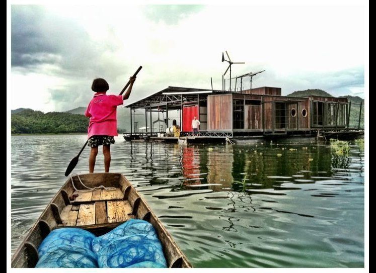 Raft House, Kanchanaburi, Thailand
