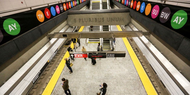 NEW YORK, NY - JANUARY 07: General view of the Second Avenue subway line after the opening of three new stations to the publi