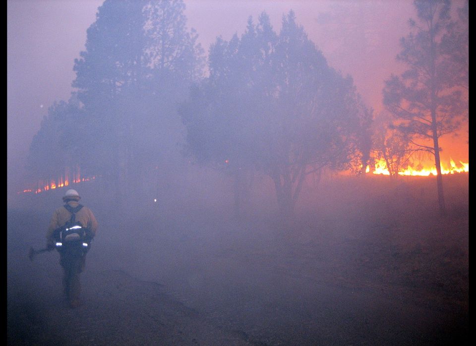 NASA PHOTO: New Mexico Wildfire Over Gila National Forest Spotted By Satellite  HuffPost