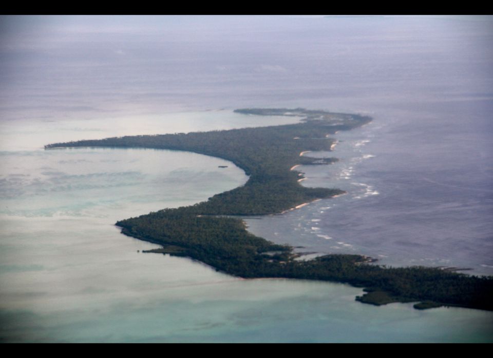 Kiribati from the air
