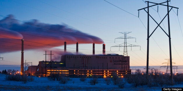 Boundary Dam coal fired power plant, Estevan, Saskatchewan, Canada