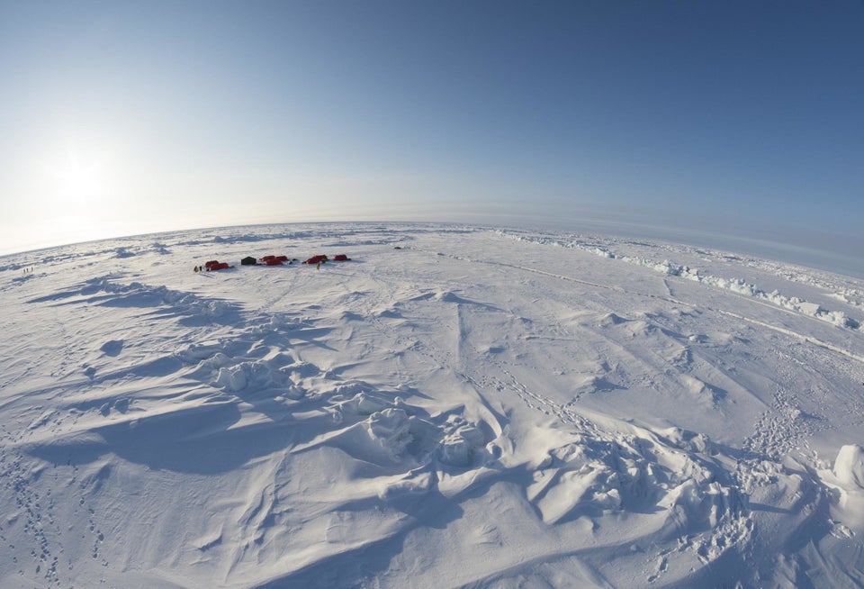 Team Aurora Arrives at the North Pole