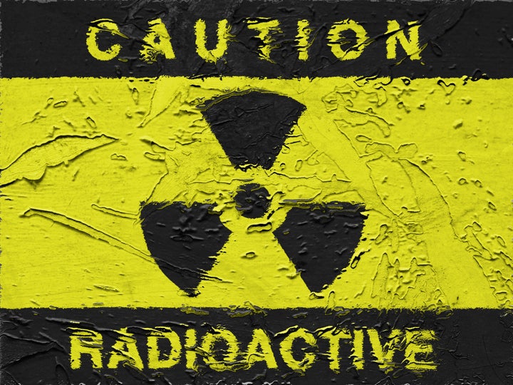 radioactive symbol background