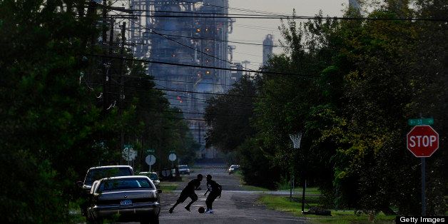 PORT ARTHUR, TEXAS - SEPT12: The Neighborhoods around the downtown area of Port Arthur have the few views that don't include the oil facilities looming as a backdrop. Port Arthur, Texas is the end of the line for oil that would travel through the proposed Keystone XL Pipeline. (Photo by Michael S. Williamson/The Washington Post via Getty Images 