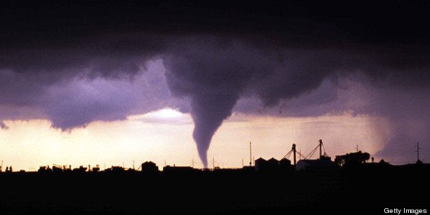 Tornado in El Reno, Oklahoma.
