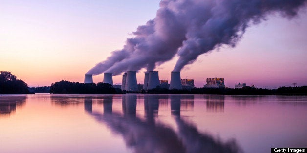 Power Plant in the sunrise