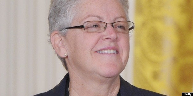 Gina McCarthy, US President Barack Obama's nominee to run the Environmental Protection Agency(EPA) is seen during her nominat