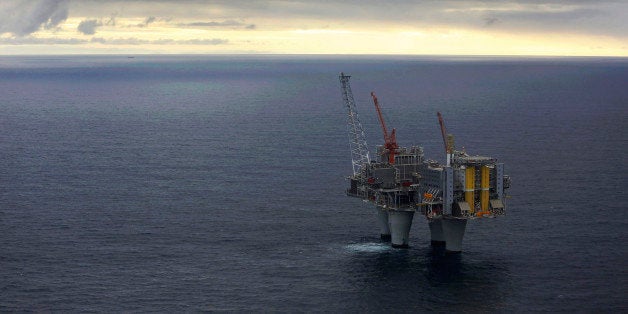 The Troll A offshore gas platform, operated by Statoil ASA, stands in the North Sea near Bergen, Norway, on Thursday, Oct. 11