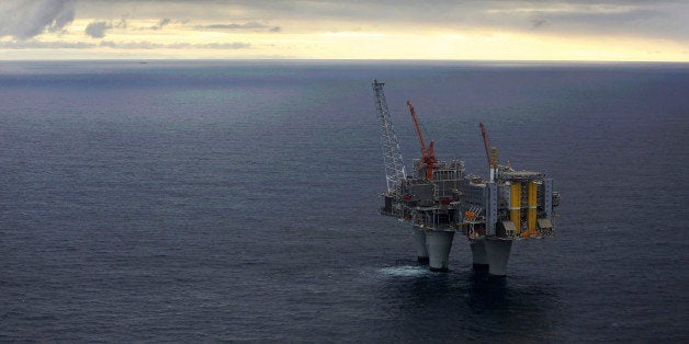 The Troll A offshore gas platform, operated by Statoil ASA, stands in the North Sea near Bergen, Norway, on Thursday, Oct. 11, 2012. Statoil is holding talks with OAO Gazprom on how to make the Shtokman natural gas project in the Russian Arctic economically viable after the partners delayed the development over costs. Photographer: Chris Ratcliffe/Bloomberg via Getty Images