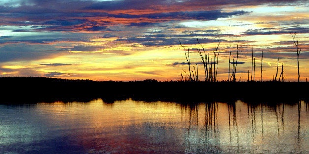 Lake okeechobee at florida.