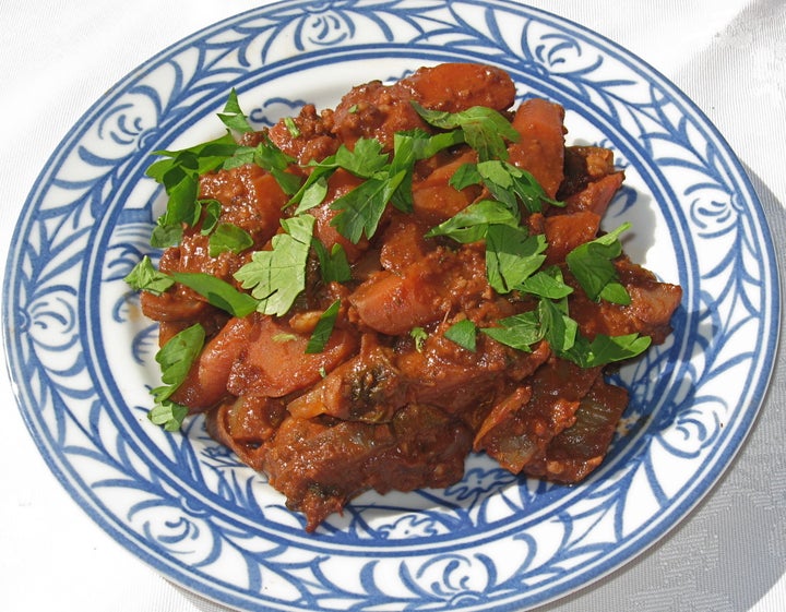 Carrot Spiked Beef